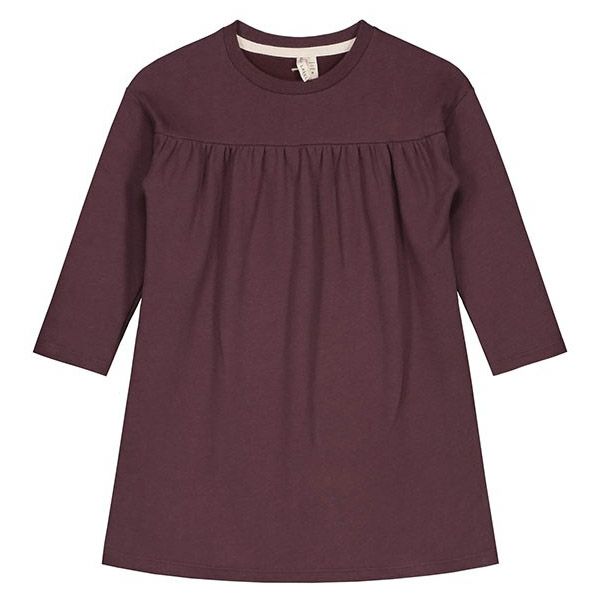 【SALE／40%OFF】オーガニックコットン キッズ イタリアンフリースギャザーワンピース(長袖)