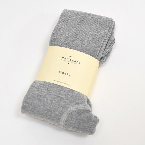 オーガニックコットン キッズ リブタイツ