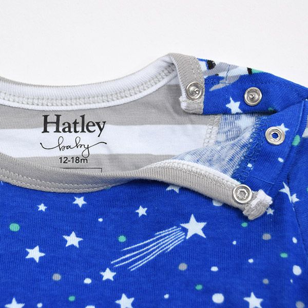 【SALE／40%OFF】オーガニックコットン ベビーパジャマ（長袖） OuterSpace