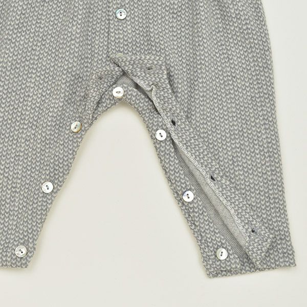 【SALE／40%OFF】オーガニックコットン ベビージャガードカバーオール(長袖)