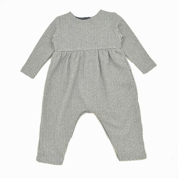 【SALE／40%OFF】オーガニックコットン ベビージャガードカバーオール(長袖)