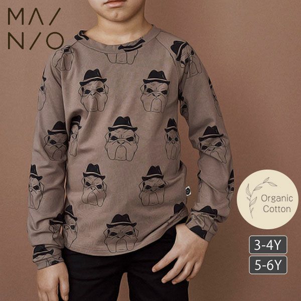 【SALE／40%OFF】オーガニックコットン キッズ ラグランTシャツ（長袖）GANGSTER