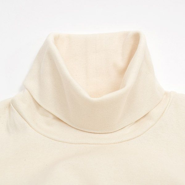 オーガニックコットン ハイネックTシャツ（長袖）