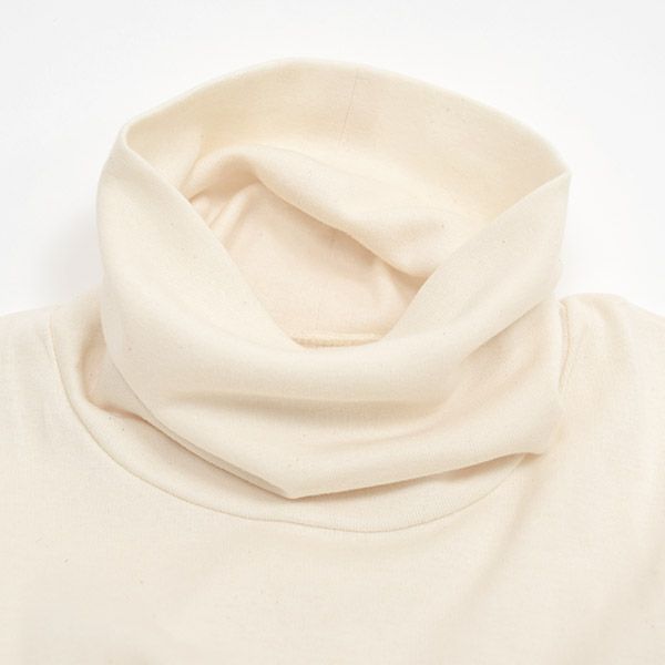 オーガニックコットン ハイネックTシャツ（長袖）