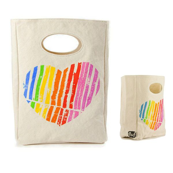 オーガニックコットン ランチバッグ CLASSIC I HEART YOU