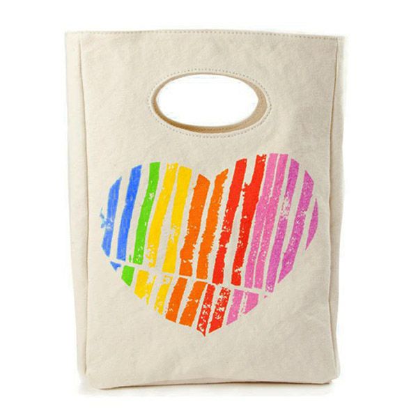 オーガニックコットン ランチバッグ CLASSIC I HEART YOU