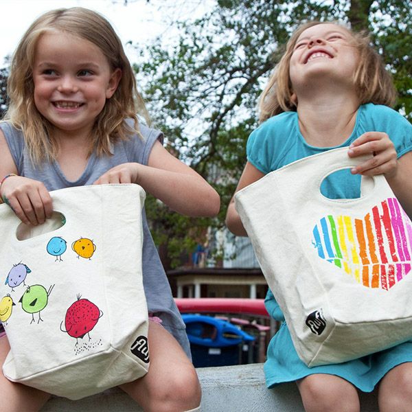 オーガニックコットン ランチバッグ CLASSIC I HEART YOU