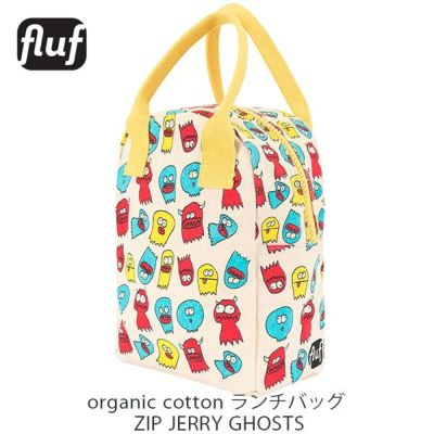 【SALE／30%OFF】オーガニックコットン ランチバッグ ZIP JERRY GHOSTS