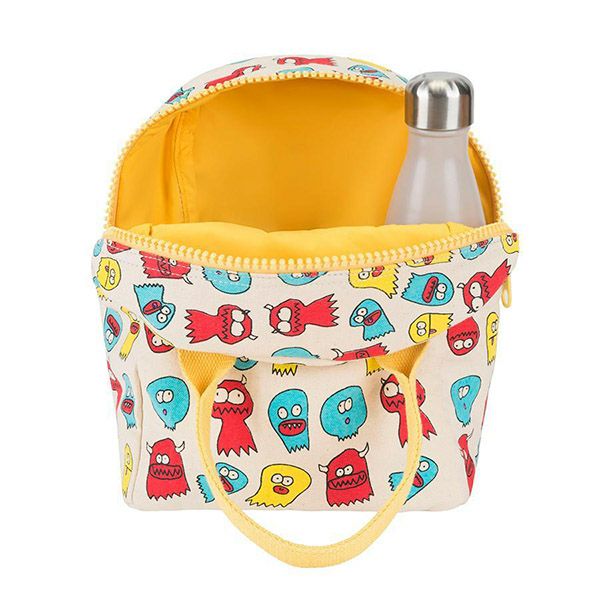 【SALE／30%OFF】オーガニックコットン ランチバッグ ZIP JERRY GHOSTS