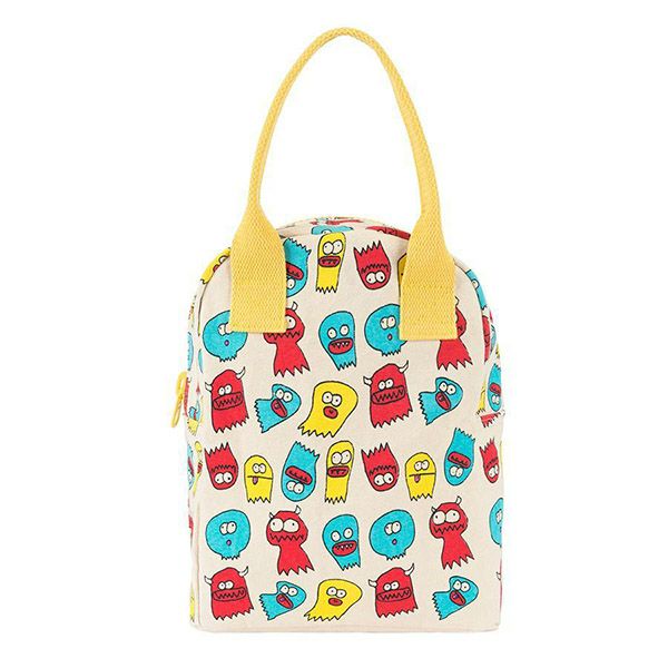 【SALE／30%OFF】オーガニックコットン ランチバッグ ZIP JERRY GHOSTS