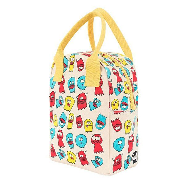 【SALE／30%OFF】オーガニックコットン ランチバッグ ZIP JERRY GHOSTS