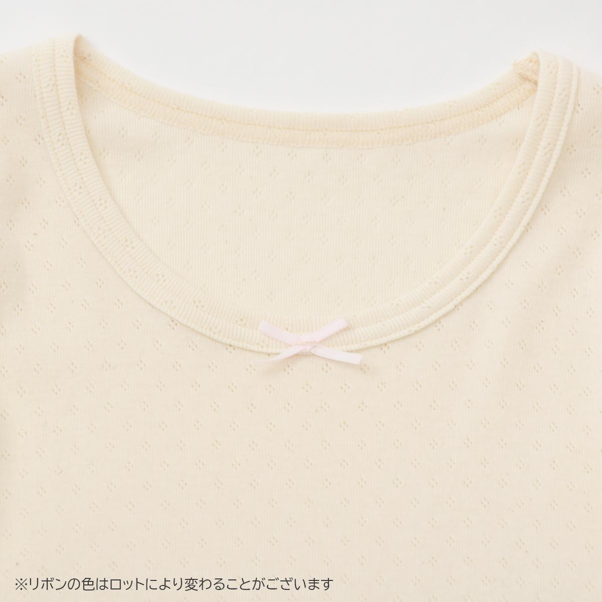 オーガニックコットン 女児エリゼ半袖シャツ