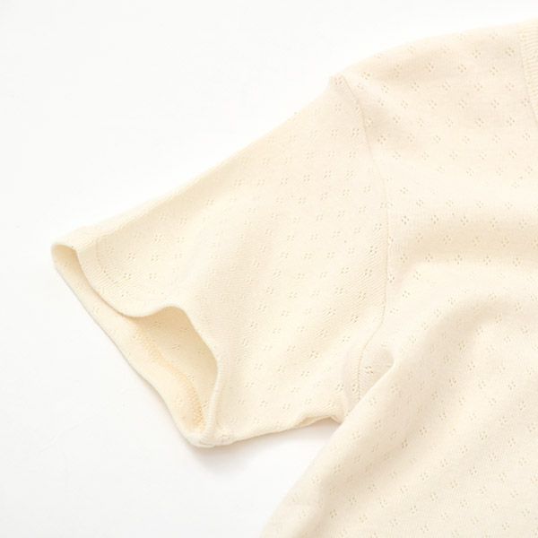 オーガニックコットン 女児エリゼ半袖シャツ