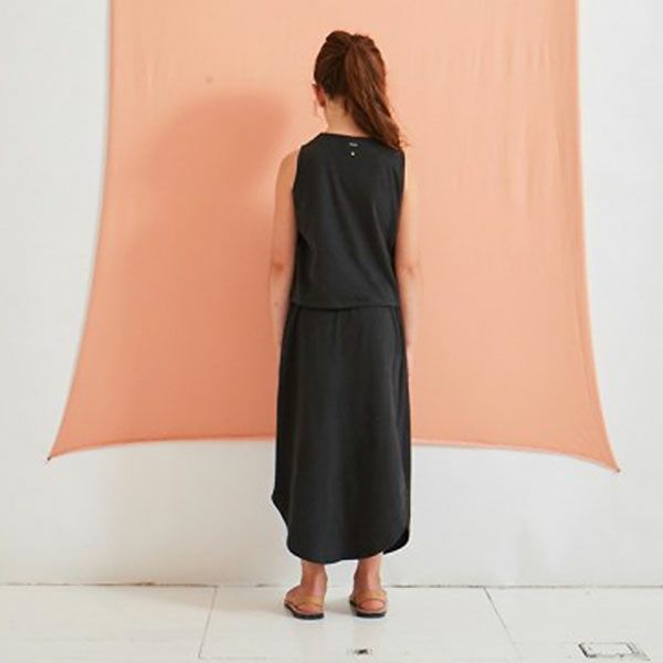 【SALE／70%OFF】オーガニックコットン キッズ ロングムーンスカート