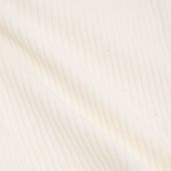 オーガニックコットン ベビーやわらかリブTシャツ(長袖)