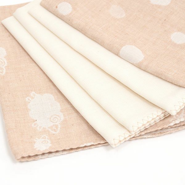 オーガニックコットン ガーゼハンカチ 5枚セット