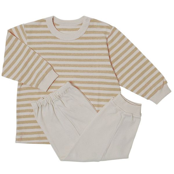 オーガニックコットン ベビー スムースホームウェア（パジャマ）