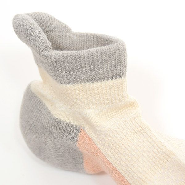 オーガニックコットン キッズ ヒーリンサポートパイルソックス