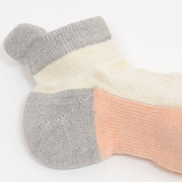 オーガニックコットン キッズ ヒーリンサポートパイルソックス