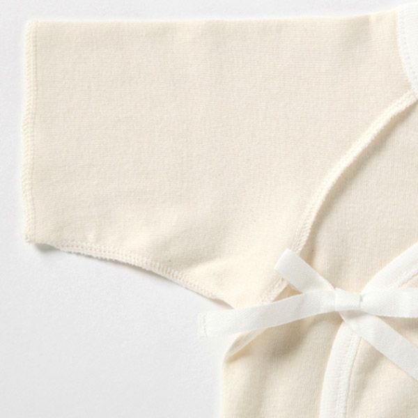 オーガニックコットン 22世紀ベビー フライス短肌着 50-60