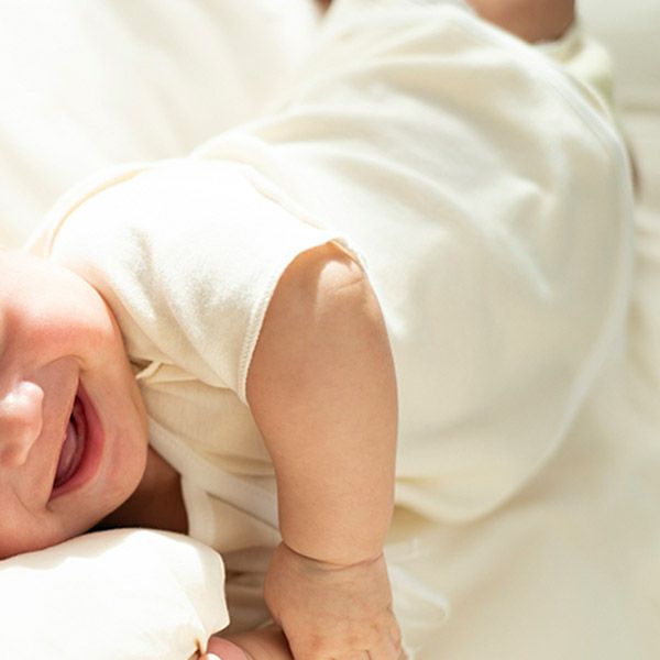 オーガニックコットン 22世紀ベビー フライス短肌着 50-60