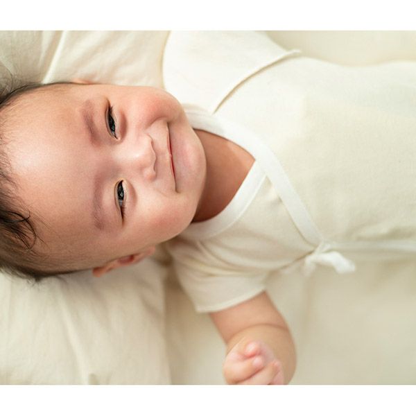 オーガニックコットン 22世紀ベビー フライスグレコ肌着 55