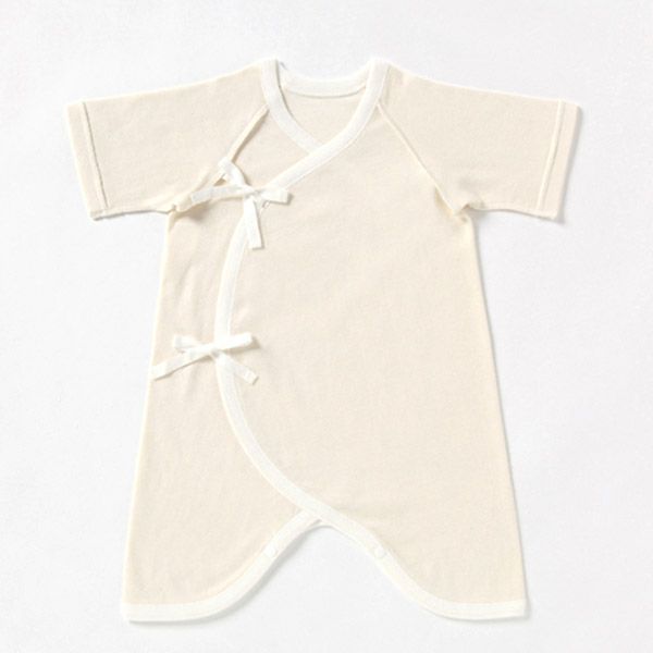 オーガニックコットン 22世紀ベビー コンビ肌着2枚セット50-60
