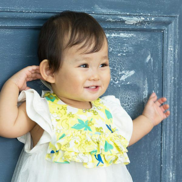 【SALE／20%OFF】 オーガニックコットン 出産祝い 女の子ロングパンツセット 幸せの小道 70-80