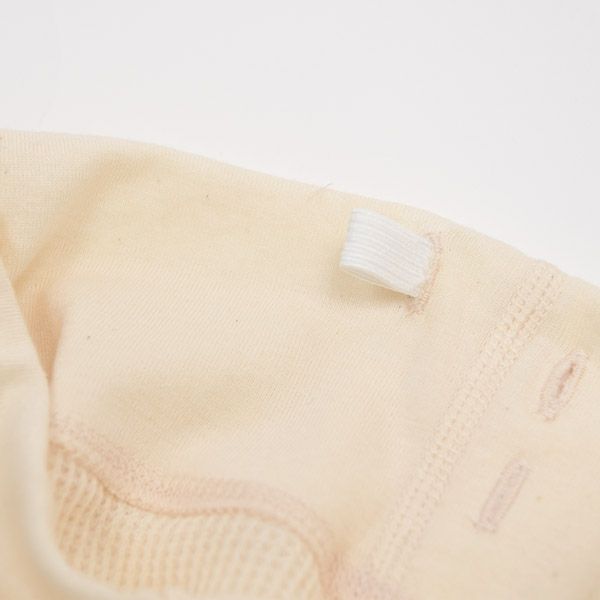 オーガニックコットン ベビー ワッフル長袖パジャマ 80-90