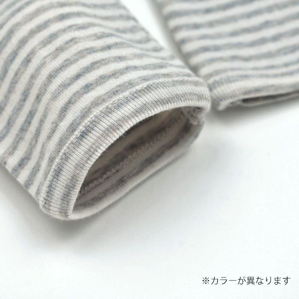 オーガニックコットン ベビー ボーダーレギンス