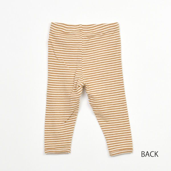 オーガニックコットン ベビー ボーダーレギンス