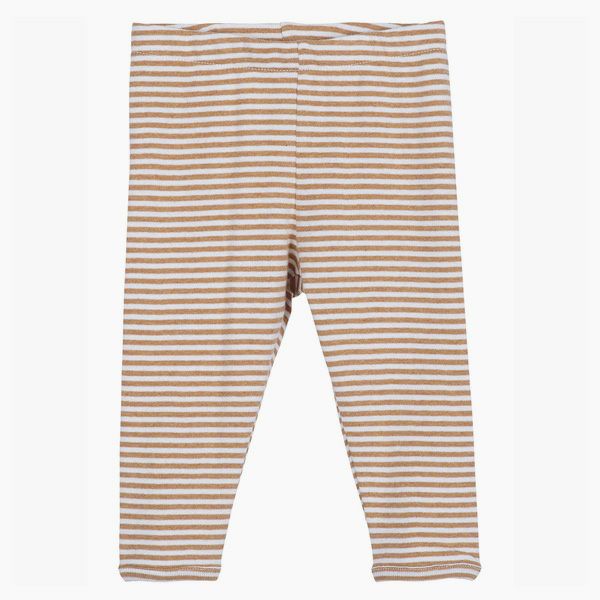 オーガニックコットン ベビー ボーダーレギンス