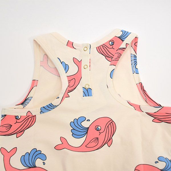 オーガニックコットン キッズサマーオールインワン Whale