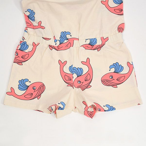 オーガニックコットン キッズサマーオールインワン Whale