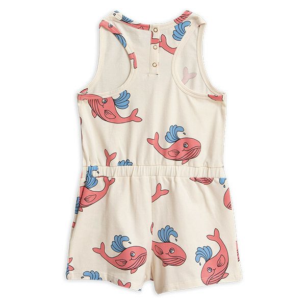 オーガニックコットン キッズサマーオールインワン Whale