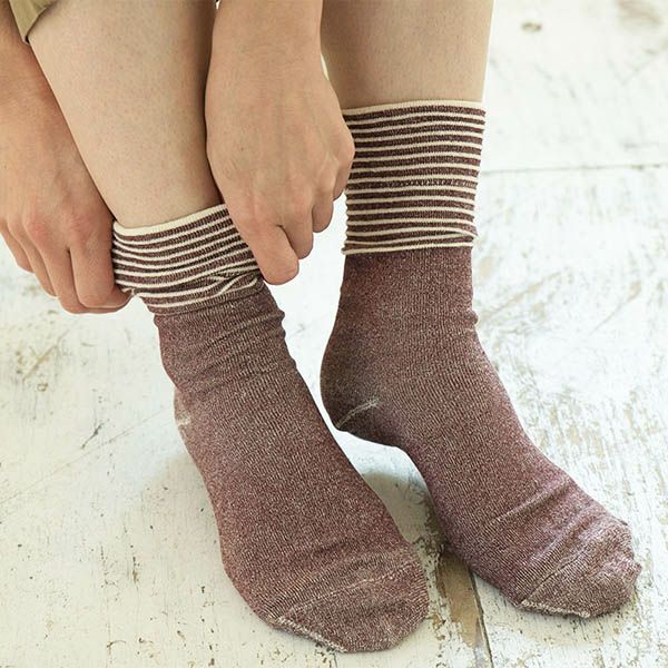 オーガニックコットン メンズいつもソックス