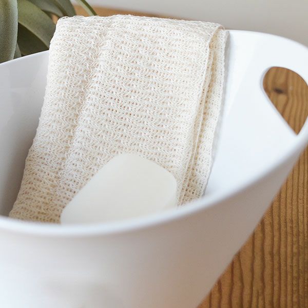 オーガニックコットン ボディタオル 生成り