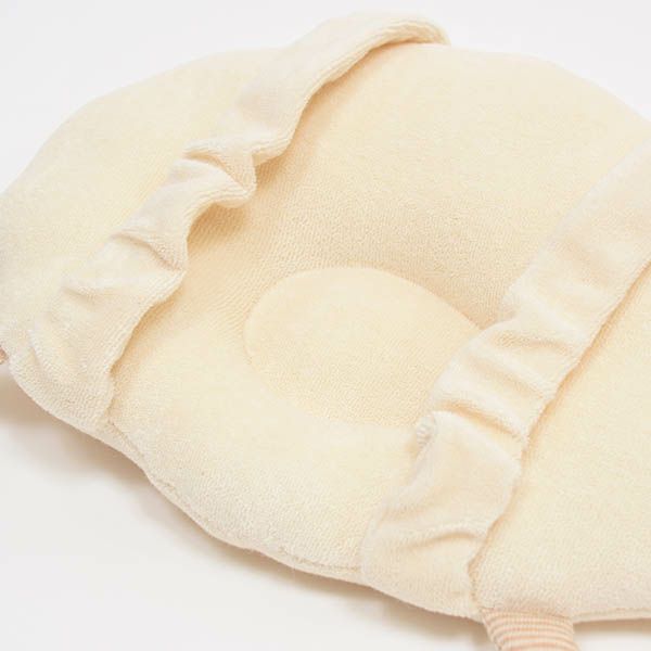 オーガニックコットン ひつじのベビーまくら 生成り