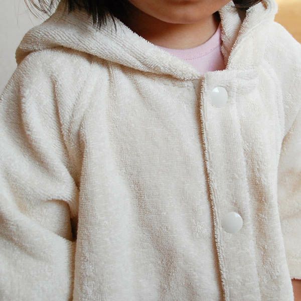 オーガニックコットン お風呂ポンチョ