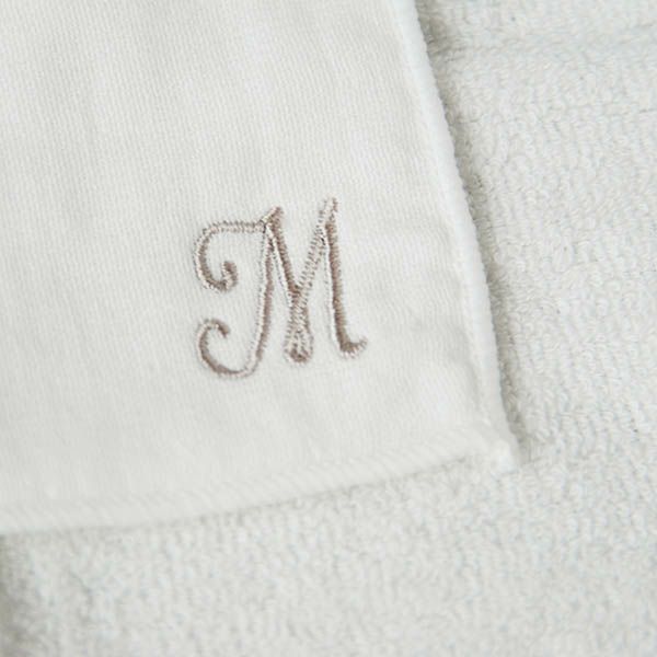 オーガニックコットン イニシャルミニタオル（ケース入り）