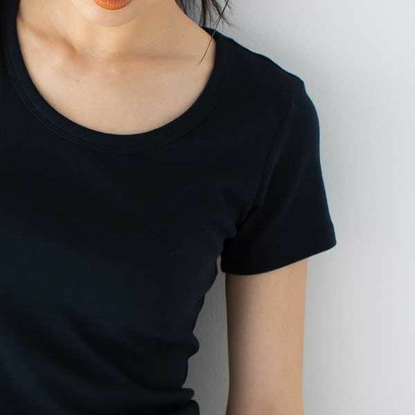 オーガニックコットン ベーシック クルーネックTシャツ（半袖）