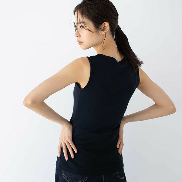 オーガニックコットン ベーシック ノースリーブ