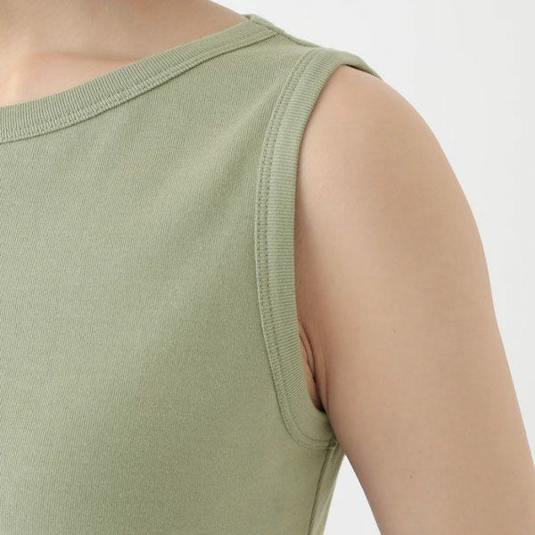 オーガニックコットン ベーシック ノースリーブ