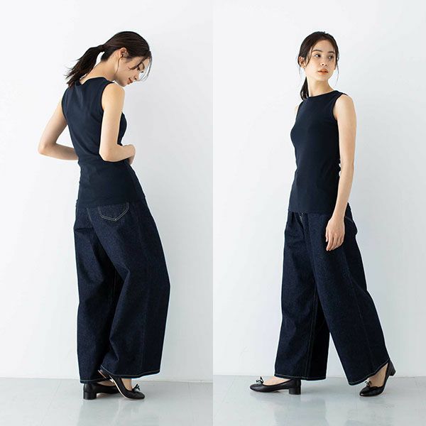 オーガニックコットン ベーシック ノースリーブ