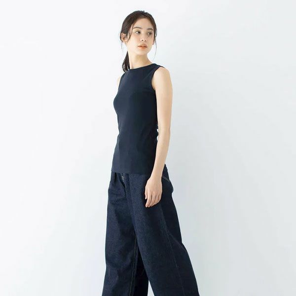 オーガニックコットン ベーシック ノースリーブ