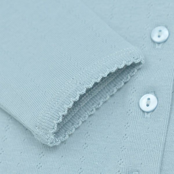 オーガニックコットン キッズポインテルカーディガン（長袖）