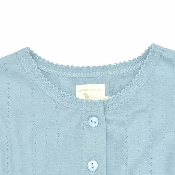 オーガニックコットン キッズポインテルカーディガン（長袖）