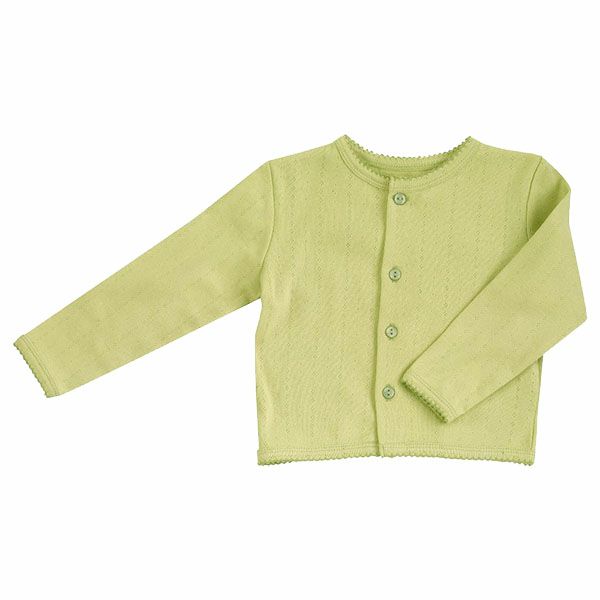 オーガニックコットン キッズポインテルカーディガン（長袖）