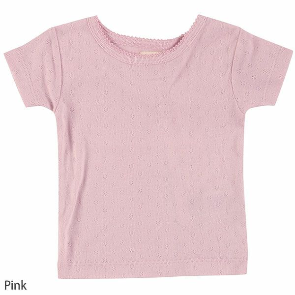 オーガニックコットン キッズポインテルTシャツ（半袖）