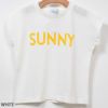 【SALE／30%OFF】オーガニックコットン キッズ フレンチスリーブ Tシャツ SUNNY